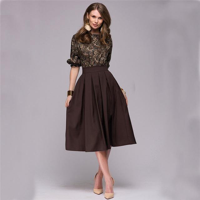 Floral Printed Dress 2018 New Fashion Women Autumn Spring Christmas Casual Elegant Prom Long dresses Fall Party Elegant Vestidos