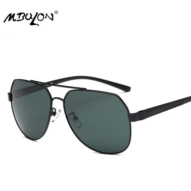MBULON Brand Metal Frame Sunglasses Men Polarized Vintage Sun Glasses Hombres Fashion Luxury Oval Classic Eyewear Zonnebril UV