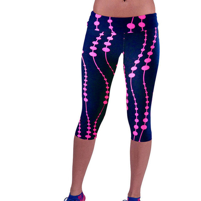 TOIVOTUKSIA Legging Women Print Summer Style Black Pants Capris Women Leggins Female Pants Thin and Soft Mid Calf Legging