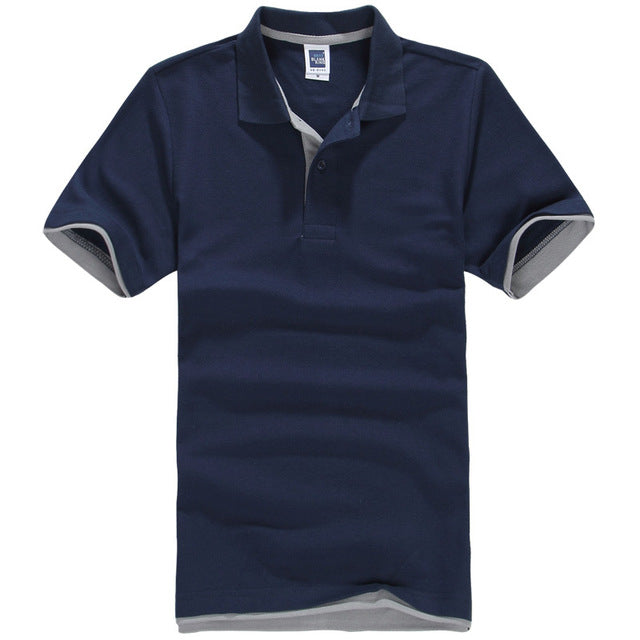 Thương hiệu Người Đàn Ông Mới của Polo Áo Sơ Mi Nam Cotton Ngắn Tay Áo Áo Sơ Mi Sportspolo Jerseys Golftennis Cộng Với Kích Thước XS-3XL Camisa polos Homme