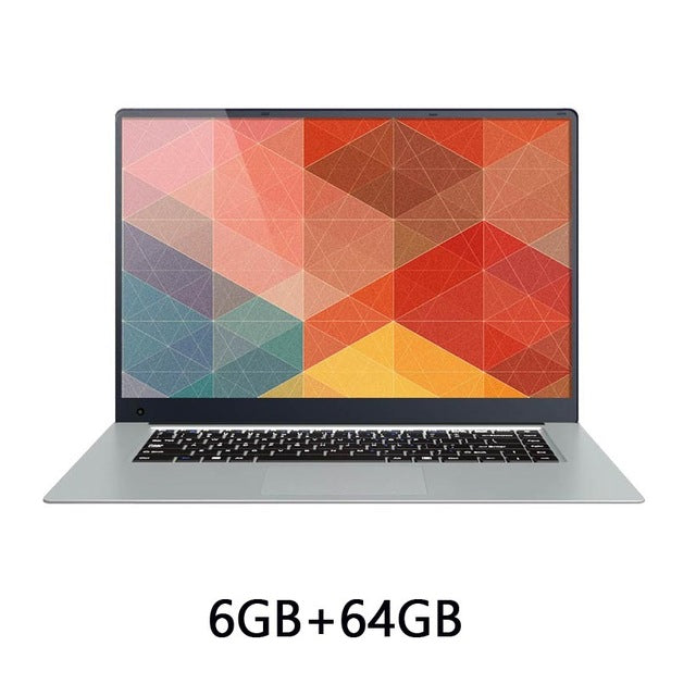 15.6inch Intel Quad Core 6GB DDR3 64GB 128GB 256GB SSD Option 1920*108P IPS Screen Windows 10 Ultrabook Laptop Notebook Computer