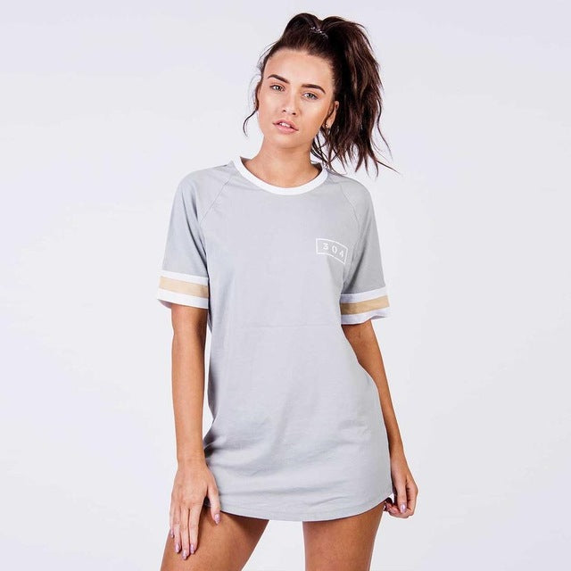 2018Women's high quality color, casual fashion cotton T shirt 100% cotton T Shirt Short Sleeved Shirt simple