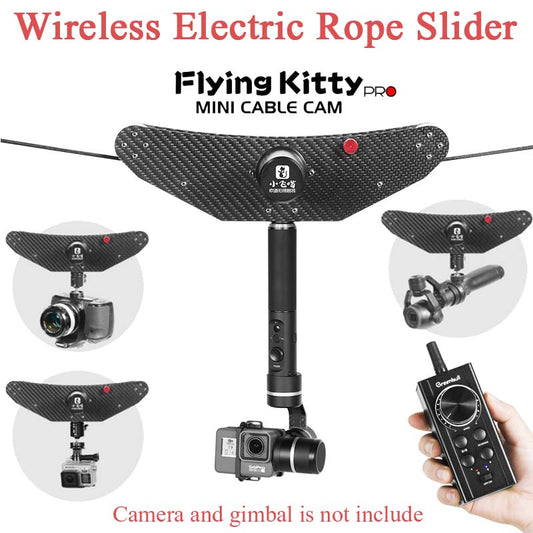 Greenbull Flying Kitty Pro Mini Cable Cam Shooting Equipment Electric Rope Slider for DJI OSMO and Gopro Gimbal