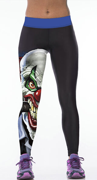 High Waist Workout Leggings 3d Print Skull Legging Push Up Breathable Spandex Fitness Clothing Sporting Leggins Women Pants