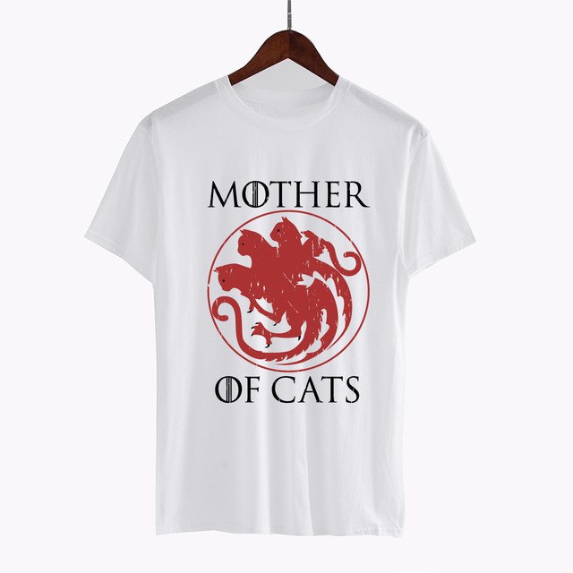 Hillbilly New Fashion T-shirt Casual Mother of Cats Casual Funny Tees Tshirts Tops & Tees Short Sleeve Women's Black T Shirts