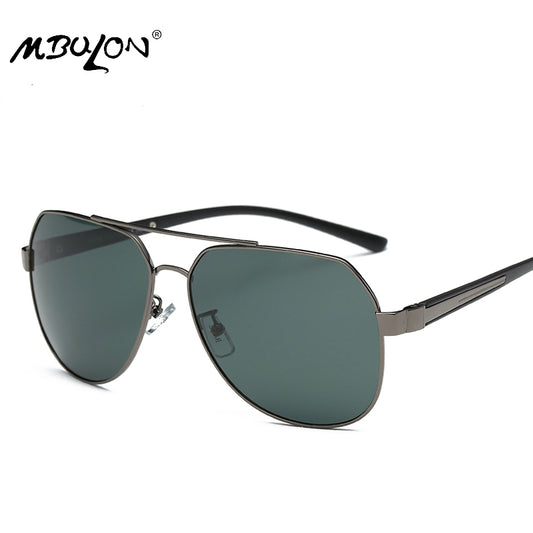 MBULON Brand Metal Frame Sunglasses Men Polarized Vintage Sun Glasses Hombres Fashion Luxury Oval Classic Eyewear Zonnebril UV
