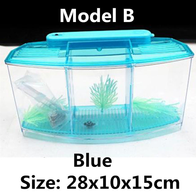 Mini Aquarium Fish Tank USB Aquarium With LED Lamp Light LCD Display Screen and Clock Fish Tank Aquarium Fish Tanks 2 Models