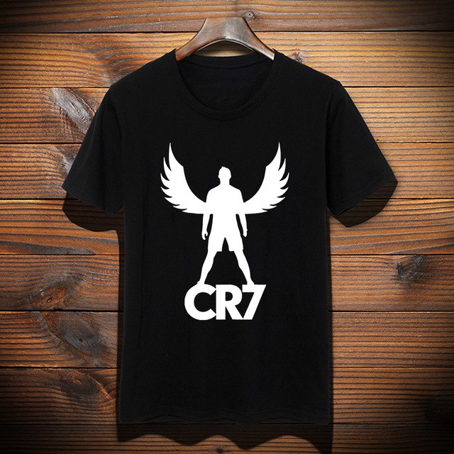 New Custom Made CR7 shirt Cristiano Ronaldo Wings JUVENTUS Graphic TopTees Shirt