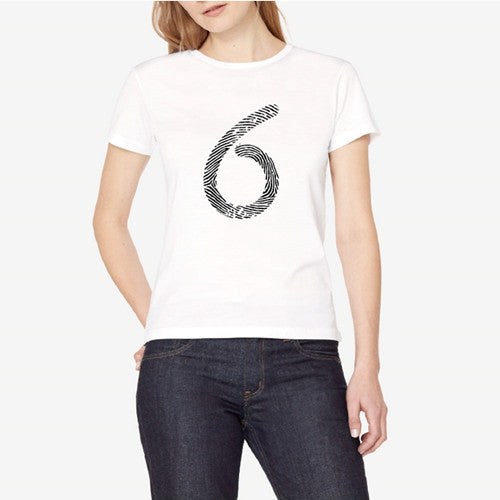 Porzingis Female T-shirt Tops Arabic Numerals 0-9 Printed Women Cotton Fingerprint Fit Tee Harajuku Women T Shirt Drop Shipping