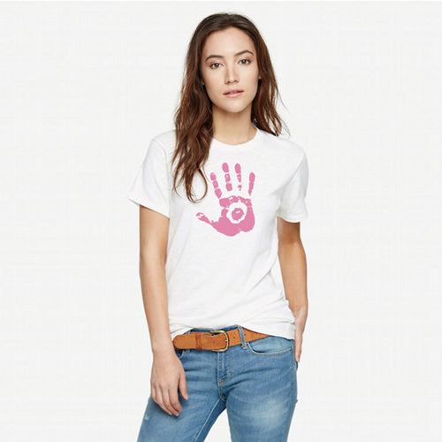 Porzingis Female t shirt Women Palm Fingerprint Love Print t-shirt Hip Hop Femme Harajuku Women Pullover Tops
