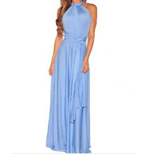 Sexy Phụ Nữ Multiway Bọc Chuyển Đổi Boho Maxi Câu Lạc Bộ Váy Màu Đỏ Bandage Dress Dài Phù Dâu Bên Infinity Robe Longue Femme