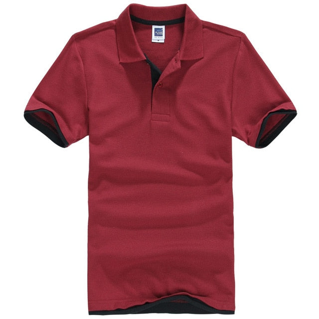 Thương hiệu Người Đàn Ông Mới của Polo Áo Sơ Mi Nam Cotton Ngắn Tay Áo Áo Sơ Mi Sportspolo Jerseys Golftennis Cộng Với Kích Thước XS-3XL Camisa polos Homme