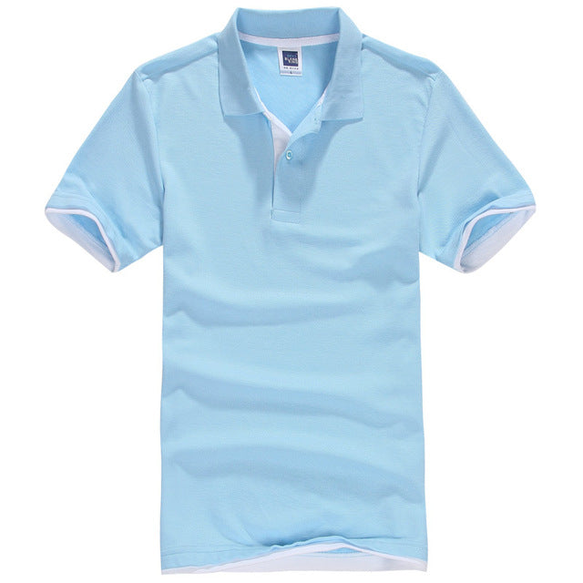 Thương hiệu Người Đàn Ông Mới của Polo Áo Sơ Mi Nam Cotton Ngắn Tay Áo Áo Sơ Mi Sportspolo Jerseys Golftennis Cộng Với Kích Thước XS-3XL Camisa polos Homme