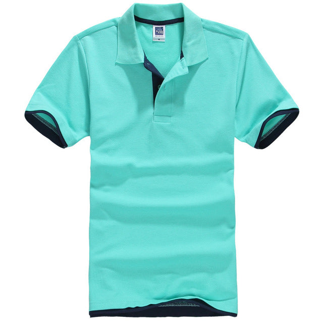 Thương hiệu Người Đàn Ông Mới của Polo Áo Sơ Mi Nam Cotton Ngắn Tay Áo Áo Sơ Mi Sportspolo Jerseys Golftennis Cộng Với Kích Thước XS-3XL Camisa polos Homme