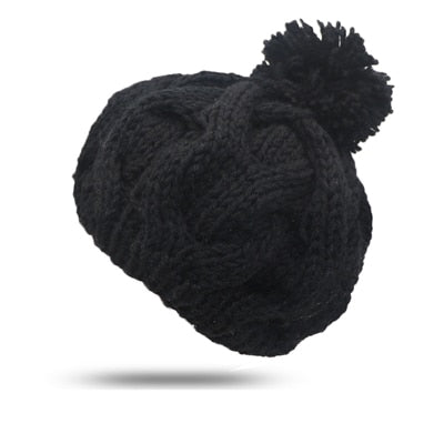 efero 1pcs Ball Cap Winter Hat for Women Girls Hats Knitted Beanies Hat Female Cap Crochet Chapeu Feminino Bonnet Femme Gorros