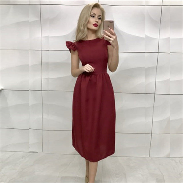 New Arrival Summer Dress 2018 Fashion Women Casual Elegant Bohemian Prom Midi Dresses Boho Vintage Party Dress Plus Size