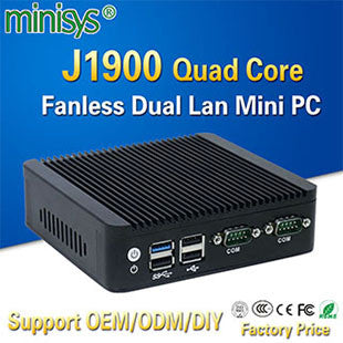 pfsense computers intel kaby lake celeron 3865u dual core fanless mini pc 6 gigabit lans firewall router support AES-NI 4*USB3.0