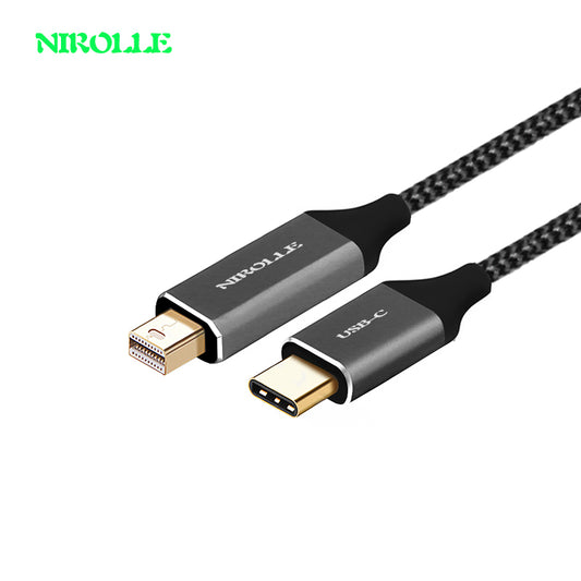 type-c 3.1 usb c to mini DP displayport 4K adapter cable Thunderbolt 3 for xiaomi Notebook Air Pro Macbook Samsung S8 dell XPS13